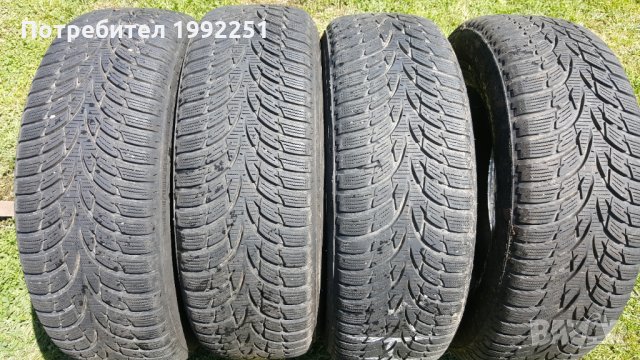 4бр зимни гуми 195/65R15. Nokian WRD3. DOT 2013. 5.5мм дълбочина на шарката. Цената е за комплекта.