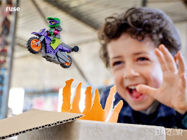 НОВИ! LEGO® City Stuntz 60296 Каскадьорски мотоциклет, снимка 10 - Конструктори - 40664022