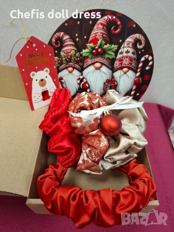Подаръчни коледни кутии, снимка 10 - Аксесоари за коса - 52257059