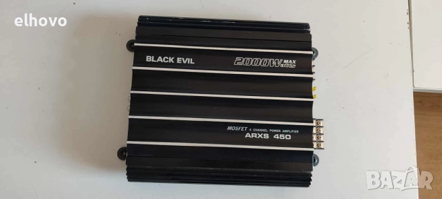 Авто усилвател Black Evil ARXS 450#1, снимка 2 - Ресийвъри, усилватели, смесителни пултове - 51731381