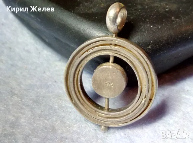 ИНТЕРЕСЕН ВЪРТЯЩ се ГРЪЦКИ СРЕБЪРЕН МЕДАЛЬОН СРЕБРО 925 с НАДПИС и РЪЧНО ГРАВИРАНА ДАТА 48578, снимка 11 - Колиета, медальони, синджири - 48954643