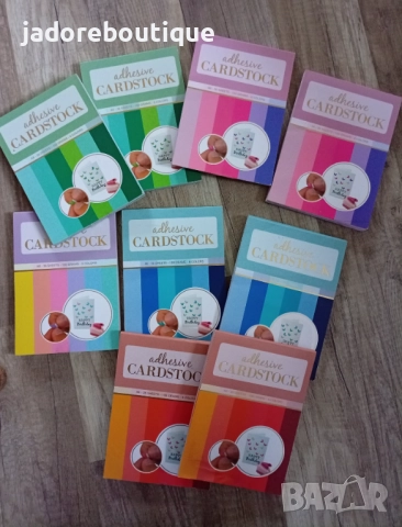 36 листа А6 Самозалепващи се цветни хартии - различни цветове