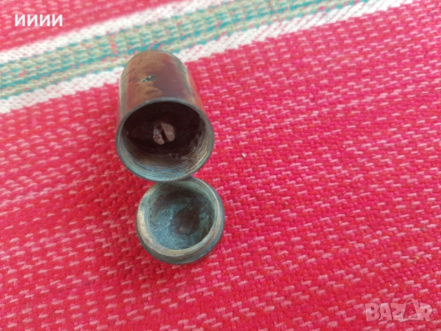 Бронзова запалка от гилза , снимка 2 - Антикварни и старинни предмети - 52837216