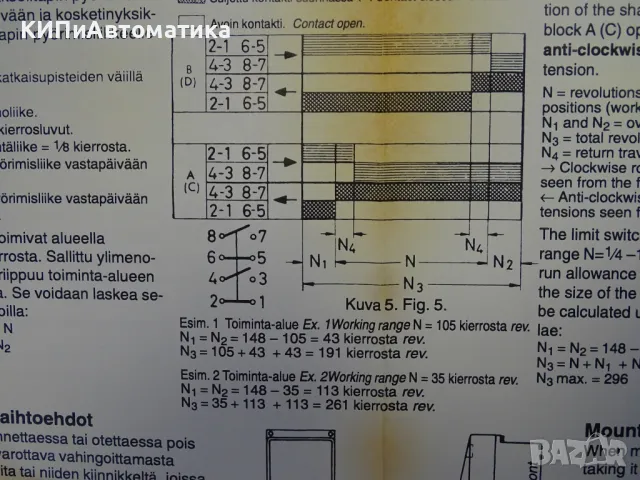кранов изключвател ASEA (ABB) AGVL41 Limit Switch 380V 10A, снимка 12 - Резервни части за машини - 49812591