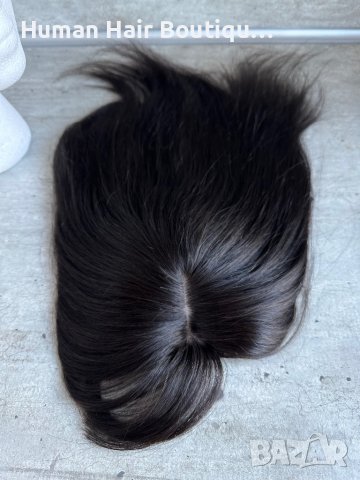 Топер/Тупе 100% естествена коса , снимка 14 - Аксесоари за коса - 43198090