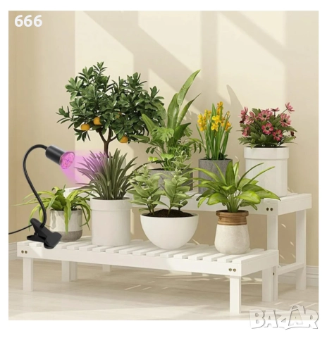 Настолна лампа с щипка Е27, снимка 3 - Други - 52896391