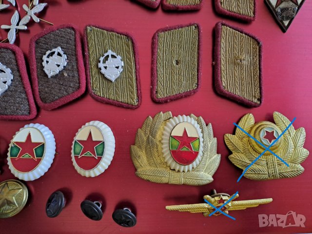 Военни атрибути пагони, знаци и др., снимка 2 - Антикварни и старинни предмети - 40783280