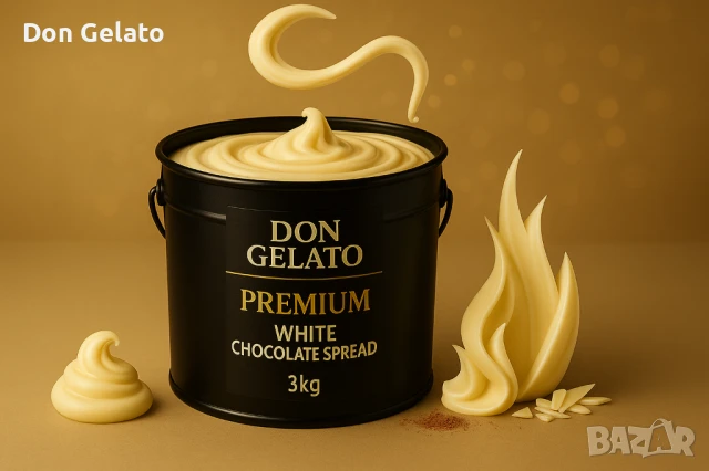 Бял течен шоколад Don Gelato Premium – 3 кг, снимка 5 - Други - 51268370