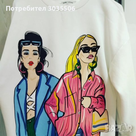 Дамска нова блуза М, снимка 2 - Блузи с дълъг ръкав и пуловери - 43914567