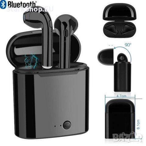 ПРОМОЦИЯ Безжични bluetooth слушалки i7 за телефон iPhone Android в Безжични  слушалки в гр. Пловдив - ID27852627 — Bazar.bg