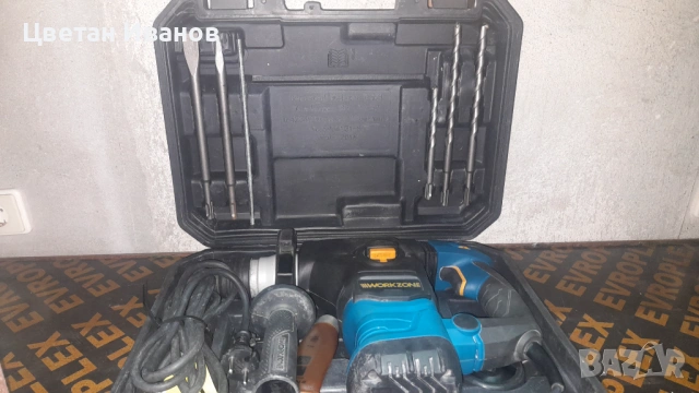 Перфоратор WORKZONE 1500w-5j, снимка 4 - Други инструменти - 53238571