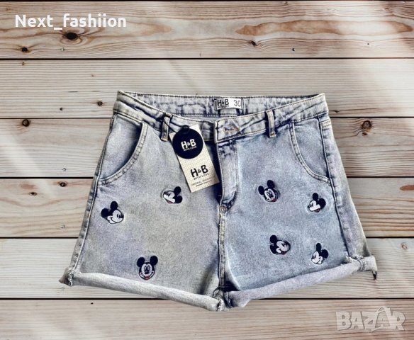 Къси дънкови панталони Mickey