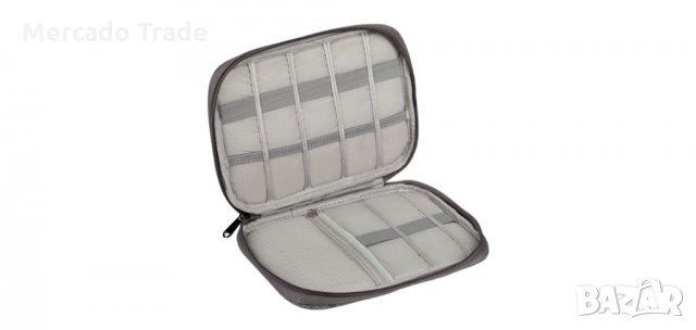 Органайзер за съхранение на кабели, Сив, малък, снимка 3 - Органайзери - 35576601