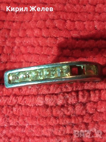 ВЕЛИКОЛЕПНА СРЕБЪРНА СКЪПОЦЕННА ОБЕЦА СРЕБРО 925 АНГЛИЯ с БЛЕСТЯЩИ ФАСЕТ ЦИРКОНИ 40051, снимка 15 - Обеци - 42475606