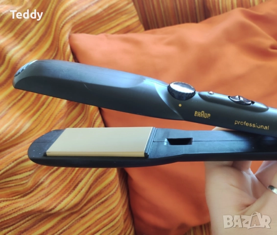 Професионална преса за коса Braun ES-1, снимка 5 - Преси за коса - 52422321