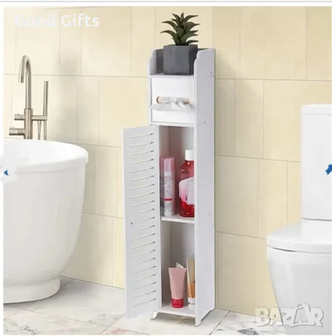 Компактен Тесен шкаф за коридор и тоалетна, снимка 4 - Други стоки за дома - 47514013