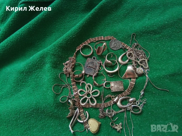 100 грама сребърни накити за поправка за реставрация за части или материал 50655, снимка 4 - Бижутерийни комплекти - 51952080