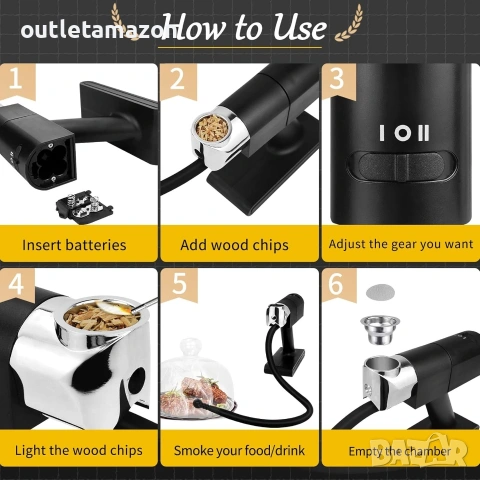 Генератор на дим за опушване на храна (пушилня за храна), снимка 3 - Други - 53229099