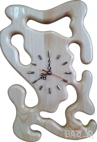 Стенни часовници, дървен стенен часовник, снимка 11 - Стенни часовници - 20415671