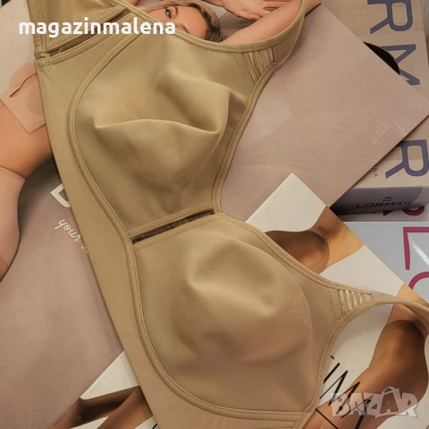 Selene 75-105 C,75-105 D,75-100 E,75-95 F черен,телесен испански спортен сутиен минимайзер без банел, снимка 5 - Бельо - 21469133