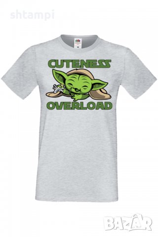 Мъжка тениска Star Wars baby yoda 2,Междузвездни войни,Филм,Изненада,Подарък,Повод,, снимка 5 - Тениски - 37718246