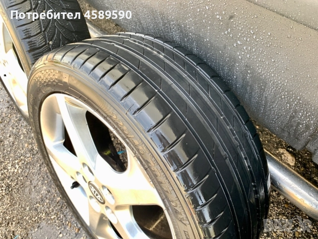 Алуминиеви джанти 17цола 5x114.3+ГУМИ 225/45/17 за Kia,Hyundai,Mazda, снимка 10 - Гуми и джанти - 51804553