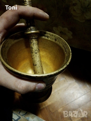 хаванче от месинг цена по договаряне , снимка 2 - Антикварни и старинни предмети - 53417439