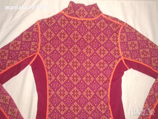 Kari Traa (М) дамска термо блуза мерино 100% Merino Wool, снимка 4 - Спортни екипи - 43666674