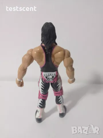 Екшън фигура WWE Jakks Bret Hart Брет Харт 2005г. Ruthless Aggression Canadian WCW, снимка 10 - Колекции - 48386268