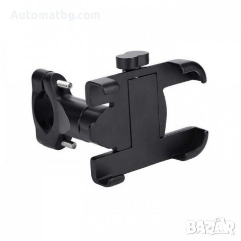 Универсална вело стойка за телефон Automat, Алуминева, Черен, снимка 2 - Аксесоари за велосипеди - 40058284