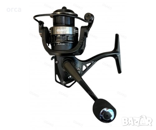 Макара Osako TS 5+1 лагера с две шпули универсална графитна PRO X, снимка 2 - Макари - 52966110