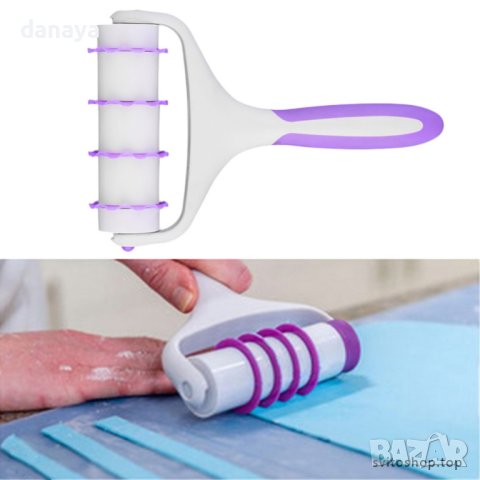 1934 Резец за фондан и тесто сладкарски ролков декоратор за торти