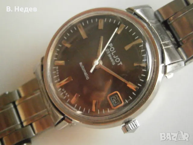 POLJOT automatic, 23 jewels, made in USSR, case 35mm, TOP!, снимка 2 - Мъжки - 47299363