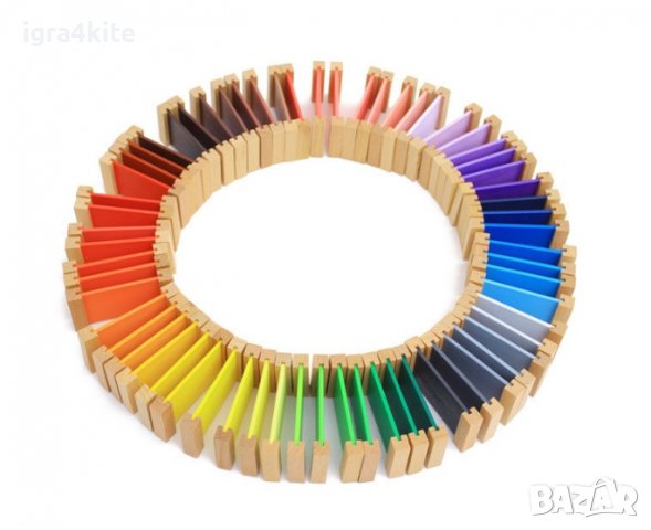 Монтесори цветни сензорни кутии 3бр. ПЪЛЕН КОМПЛЕКТ, снимка 5 - Образователни игри - 38857460