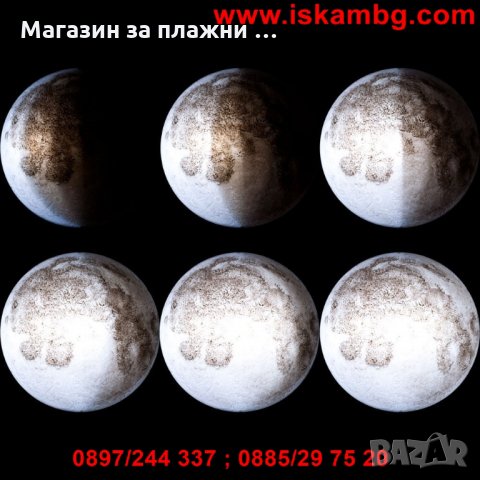Нощна лампа Луна Tevo, С дистанционно, Стенна, снимка 3 - Други стоки за дома - 28877077