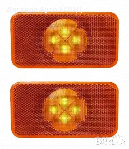 1 бр. Лед LED габарити за ВОЛВО, VOLVO FH/FM/ M621640 , снимка 2 - Аксесоари и консумативи - 35534569