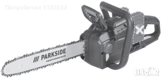 Parkside 40V Нова Резачка за Дърва на батерии