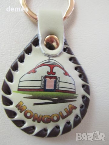 Автентичен кожен ключодържател от Монголия-серия, снимка 2 - Други - 50751474