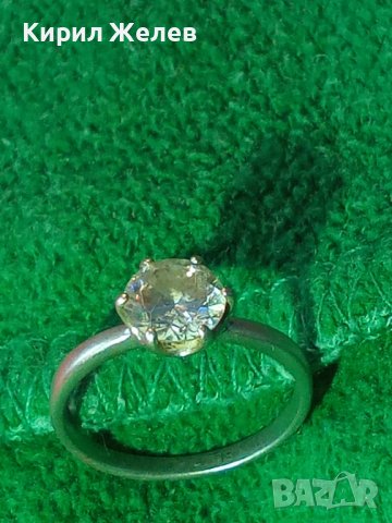 СКЪПОЦЕНЕН СРЕБЪРЕН Тип ГОДЕЖЕН ПРЪСТЕН ВИСОКА ПРОБА СРЕБРО с ФАСЕТИРАН ИСКРЯЩ ЦИРКОН 40325, снимка 18 - Пръстени - 43226610