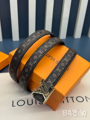колани от естествена кожа в кутия 2см louis vuitton, снимка 2 - Колани - 50416685