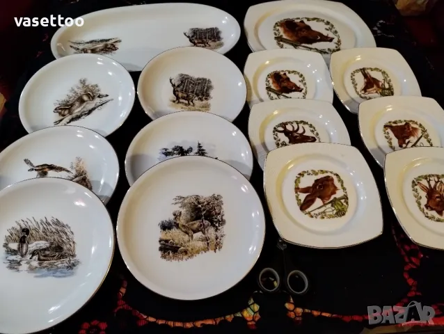 Сервизи с ловни мотиви, снимка 2 - Сервизи - 48169117