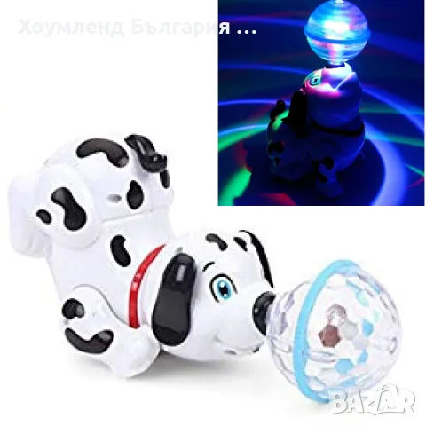ТАНЦУВАЩО ДИСКО КУЧЕ - МУЗИКАЛНА ДЕТСКА КУЧЕ ИГРАЧКА, снимка 3 - Електрически играчки - 48251869