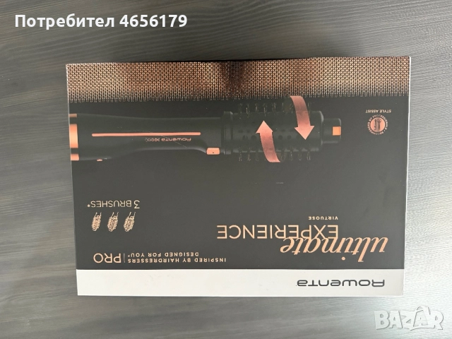 Четка за къдрене ROWENTA, снимка 4 - Други - 52479046