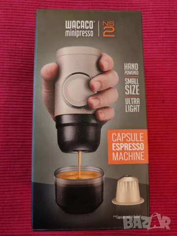 Преносима еспресо, капсул кафемашина Wacaco Minipreso NS2. , снимка 5 - Кафемашини - 50616675