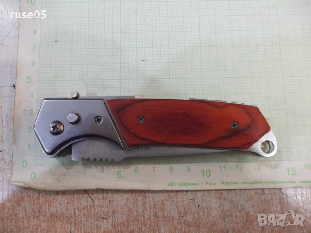 Нож полуавтоматичен сгъваем, снимка 11 - Ножове - 43687892
