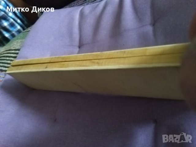 Нож нов за френско сирене марков Fromages de France couteau inox J.B. кутия 245х130мм, снимка 9 - Прибори за хранене, готвене и сервиране - 39456468