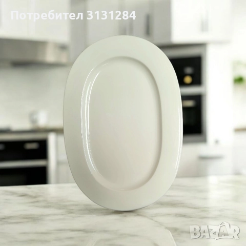 Villeroy & Boch серия Anmut голяма чиния за сервиране 41 см Германия , снимка 2 - Чинии - 52142283