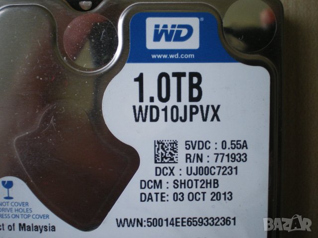 Хард диск 1TB Western Digital 2.5", 8MB, 5400 RPM, SATA3(6Gb/s), WD10JPVX, снимка 2 - Твърди дискове - 43155897