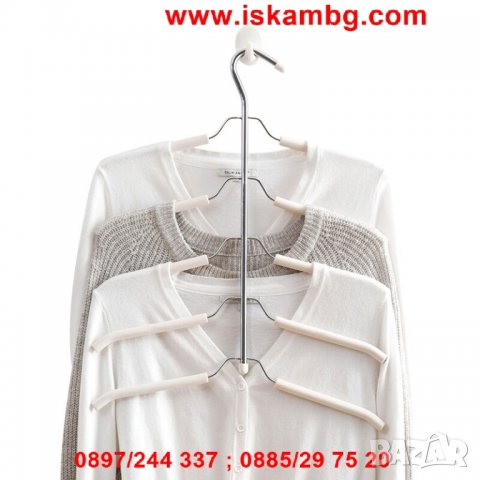 Мултифунционална закачалка органайзер 5 в 1 - код ПЕТ В ЕДНО-2497, снимка 3 - Други стоки за дома - 26712502