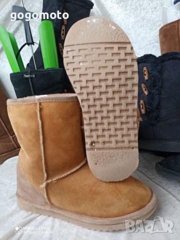 UGG® boots аналог на UGG®, N- 38 - 39, топли унисекс боти,апрески - естествен велур,естествена вълна, снимка 12 - Дамски боти - 39304989
